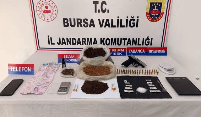 Bursa'da Jandarmadan Zehir Tacirlerine Darbe