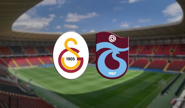 Galatasaray Trabzonspor maçını canlı izle