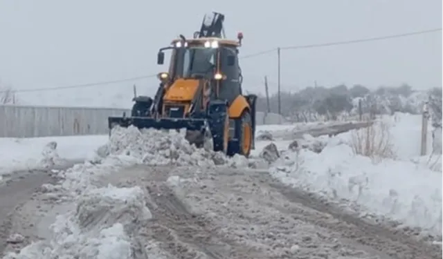 Gaziantep Büyükşehir'den ilçelerde karla mücadele seferberliği