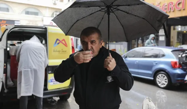 Kaynar ikramı Mersinlilerin içini ısıttı