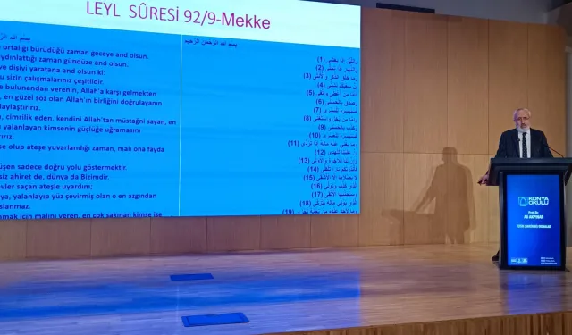 Konya Okulu'nda ilim konuşuldu