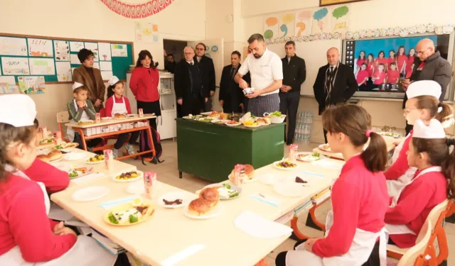 Marmarabirlik'ten çocuklara zeytinli lezzet atölyesi