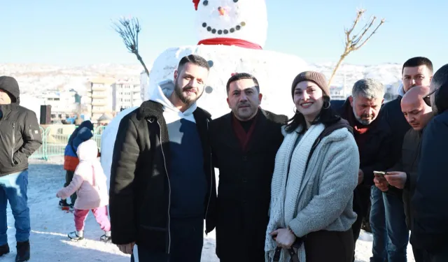 Nevşehir Belediyesi'nden 'kardan adam' mutluluğu