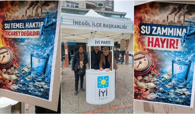 BUSKİ Su Zamlarına İYİ Parti’den Tepki! İmza Kampanyası Başlatıldı