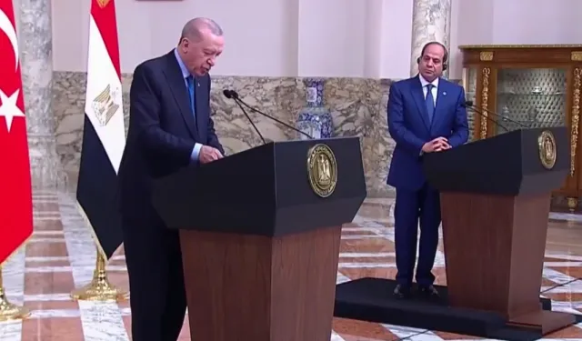 Cumhurbaşkanı Erdoğan es-Sisi ile görüştü!