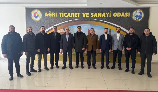 Ağrı'da mali müşavirlerden ATSO'ya ziyaret