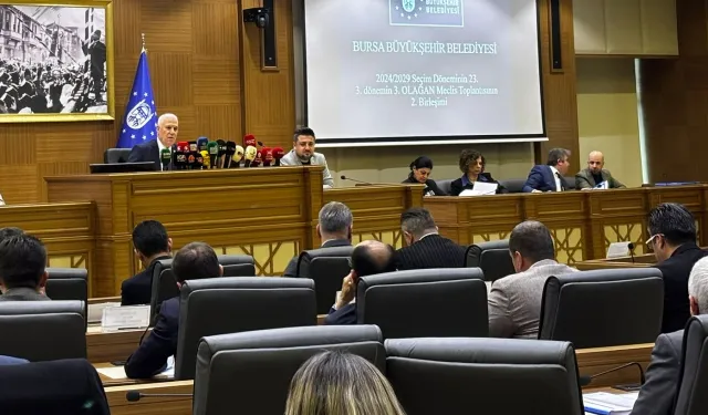 Bursa Büyükşehir Meclisi'nde gergin toplantı!