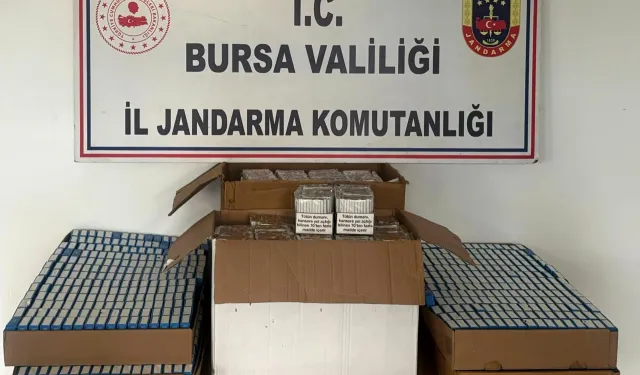 Bursa'da kaçak sigara operasyonu