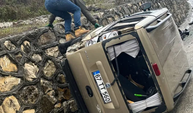 Düzce Akçakoca'da trafik kazası: 1 yaralı