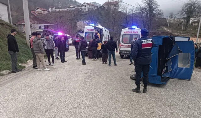 Düzce Yığılca'da patpat kazası: 2 yaralı