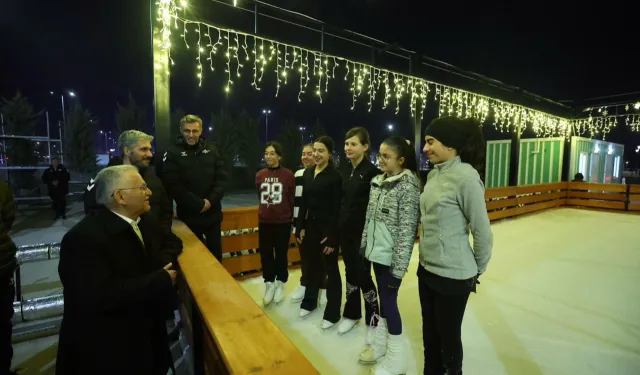 Kayseri'ye açık hava buz pateni pisti geliyor