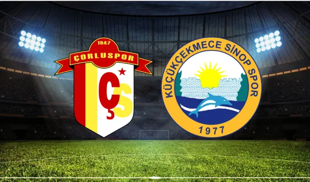 Çorluspor Küçükçekmece sinopspor maçı hangi kanalda