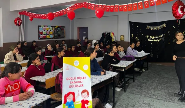 Batman Sason'da öğrencilere sağlık ve bilinçlendirme eğitimi