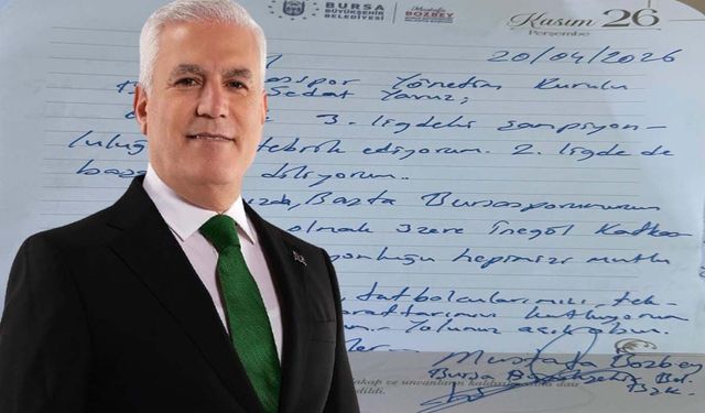 Mustafa Bozbey’den Kafkasspor’a tebrik mesajı