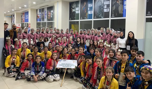 Halk Oyunlarında dereceler Bursa İnegöl'e
