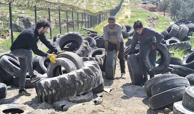 Mardin Büyükşehir, 100 ton atık lastiği geri dönüşüme kazandırdı