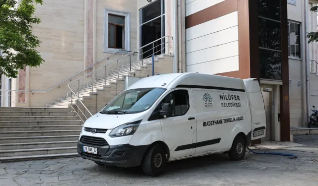 Bursa Nilüfer'in ibadethanelerinde bahar temizliği