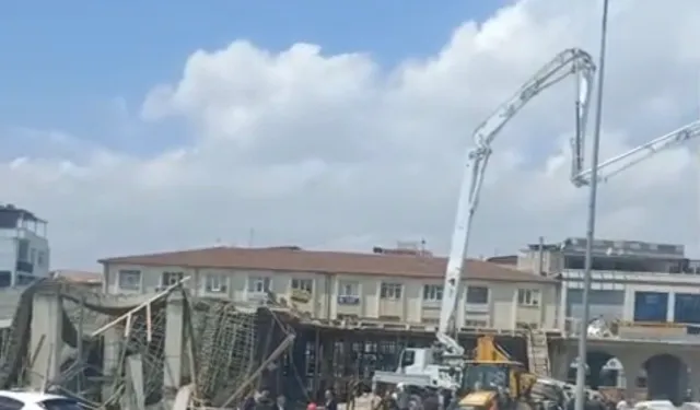 Düzce'de inşaatta hasır çöktü: Yaralı işçiler var!