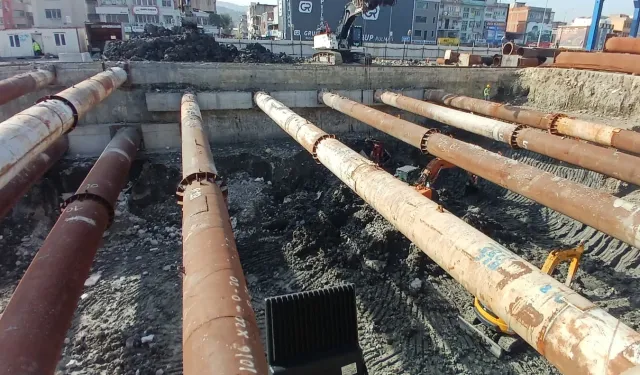 Halkapınar yeraltı araç depolama tesisi şekilleniyor