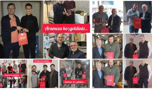 Saadet Partisine büyük teveccüh! Yüzlerce kişi katıldı