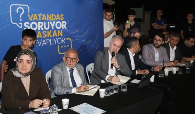 İnegöl'de Başkan Taban Yeni Mahalle sakinlerini dinledi