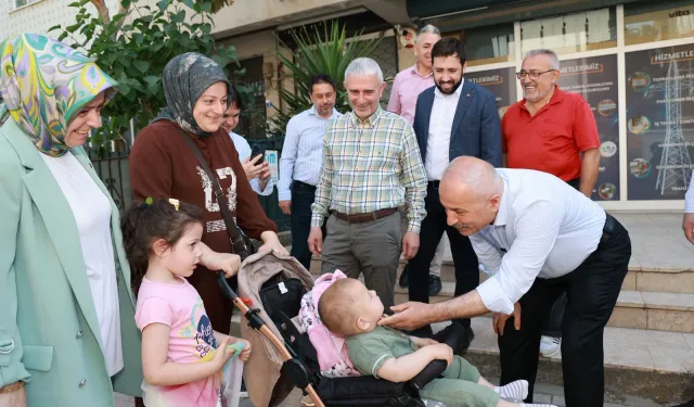 Gebze'de Başkan Büyükgöz Arapçeşme'de esnafla buluştu
