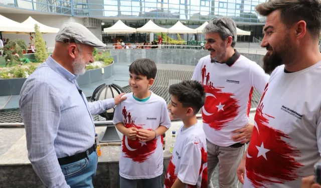 Kayseri Kocasinan'da baba ile çocuk satran çta buluştu
