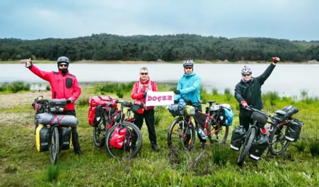 Keşan DOÇEK'ten tarihi pedal yolculuğu