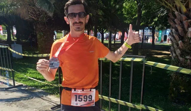 Keşanlı atlet Alper Elmas'tan OYAK 65. Yıl Koşusu'nda büyük başarı