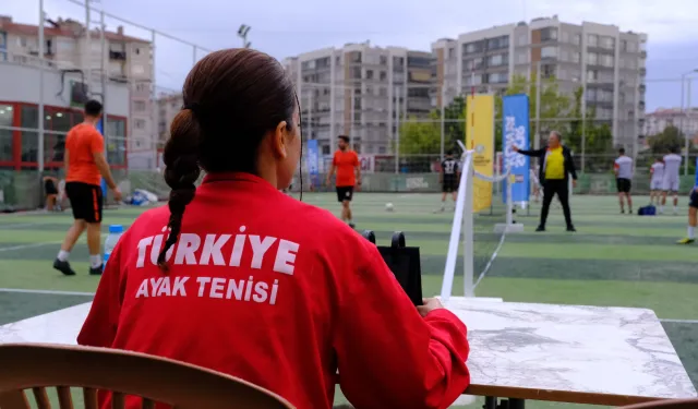 Konya'da ayak tenisi hazırlığı