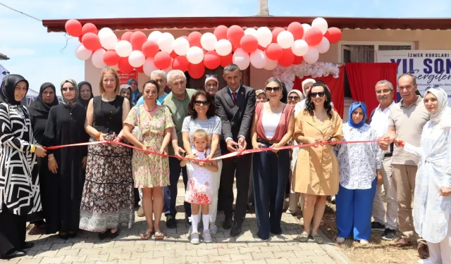 Sapakpınar'da emekler yıl sonu sergisinde taçlandı