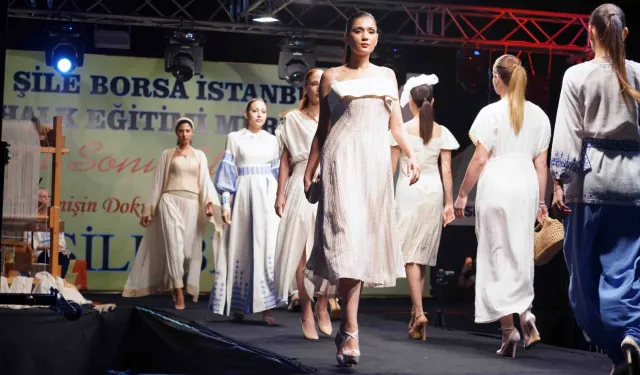 Şile Bezi podyuma çıktı... Gelenekten geleceğe moda şöleni