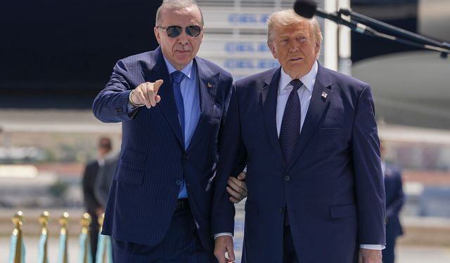 Cumhurbaşkanı Erdoğan, ABD Başkanı Trump’ı karşıladı