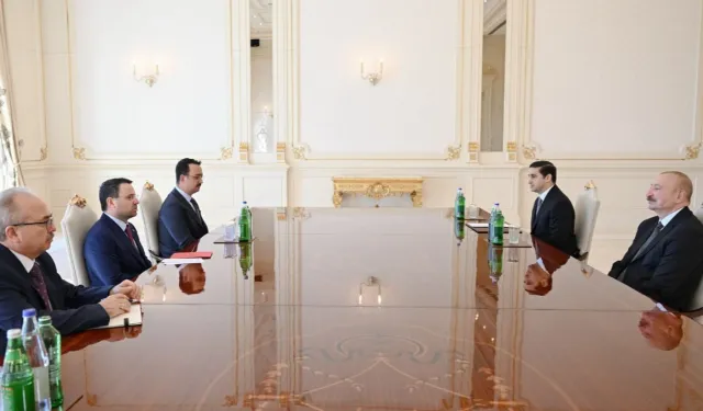 Bakan Gürlek, Azerbaycan Cumhurbaşkanı Aliyev ile görüştü