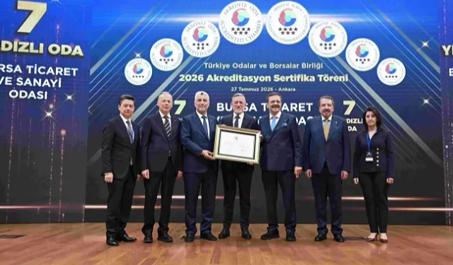 BTSO'nun hizmet kalitesine 7 yıldızlı tescil