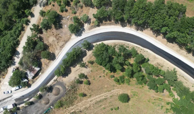 Bursa Büyükşehir, Osmangazi Dağakça Yolu'nu yeniledi