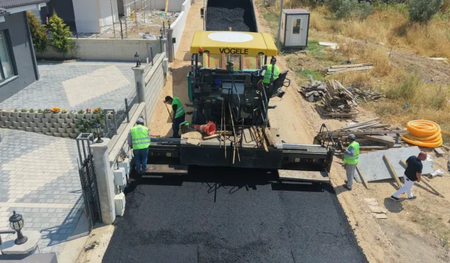 Bursa Nilüfer'de asfalt çalışmaları hız kazandı