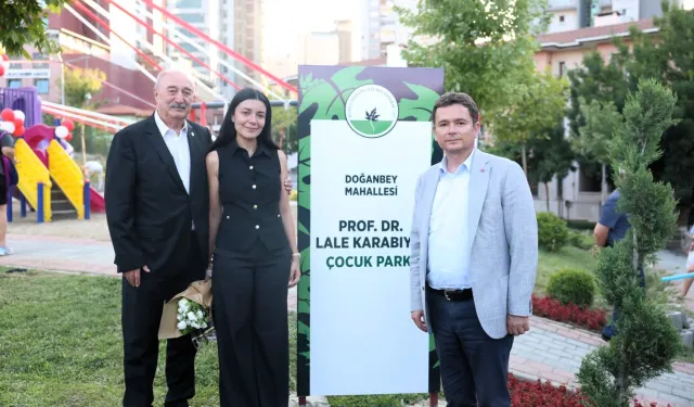Bursa Osmangazi'de Lale Karabıyık'ın adı çocuk parkında yaşatılıyor