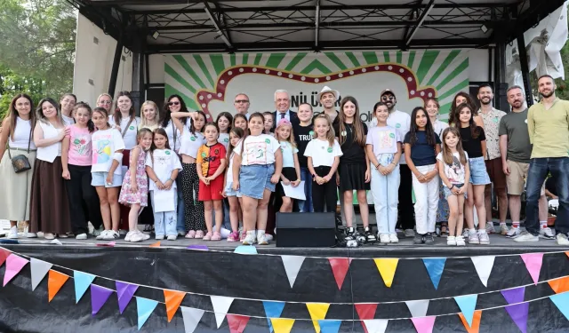Nilüfer'in çocukları sanatla buluştu