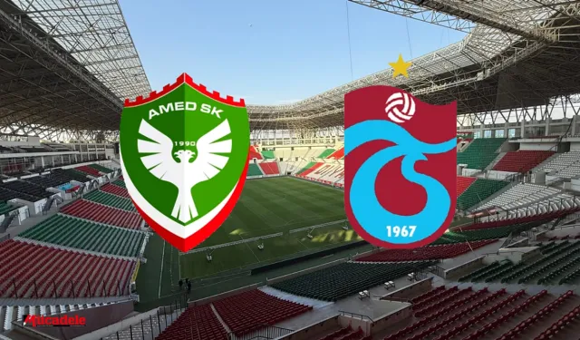 Amedspor Trabzonspor maçı hangi kanalda saat kaçta