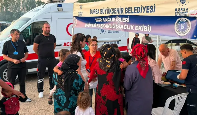 Bursa Büyükşehir'den mevsimlik tarım işçilerine destek