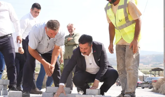 Bursa Yenişehir'de son 2 yılda 100 bin metrekare parke taşı döşendi