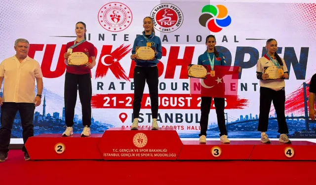 Bursalı karateci Naz Kayadere'den altın madalya