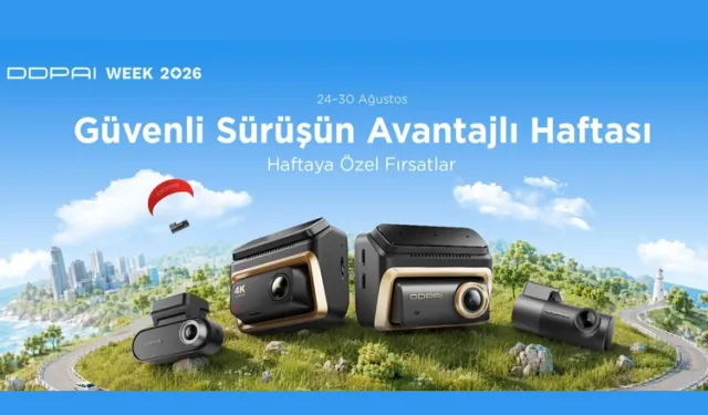DDPAI Week ilk kez Türkiye'de başlıyor... Akıllı araç kameralarında özel indirimler ve hediyeler