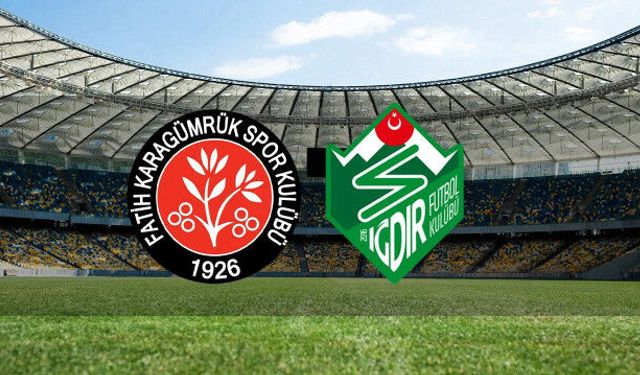 Iğdır FK Fatih Karagümrük maçı hangi kanalda saat kaçta