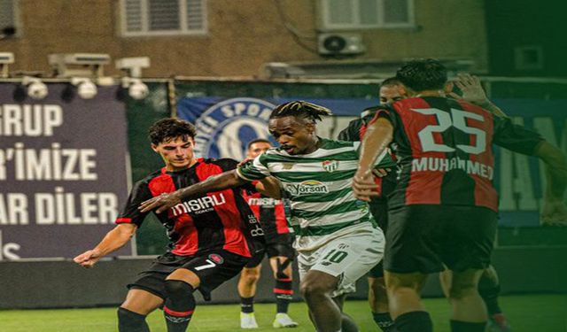 Bursaspor ilk mağlubiyetini Fatih Karagümrük'ten aldı