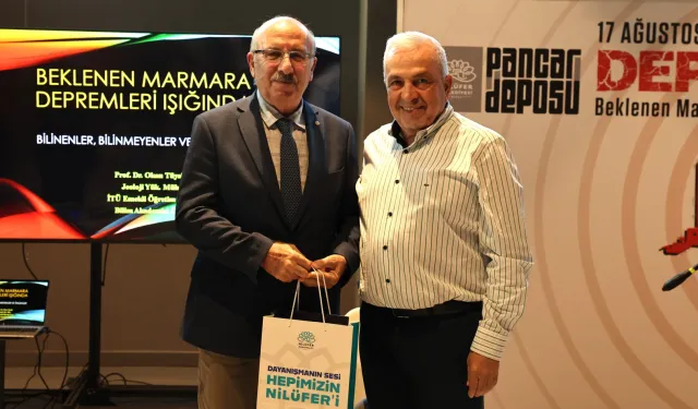 Nilüfer’de Prof. Dr. Okan Tüysüz’den deprem uyarıları