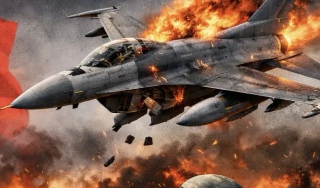 Sondakika... Yalova'da F-16 düştü! Pilot atlayarak kurtuldu