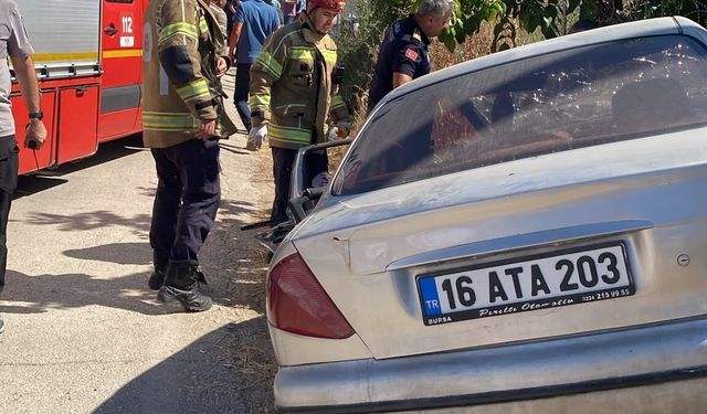 Otomobil ile traktör çarpıştı 1 ağır yaralı
