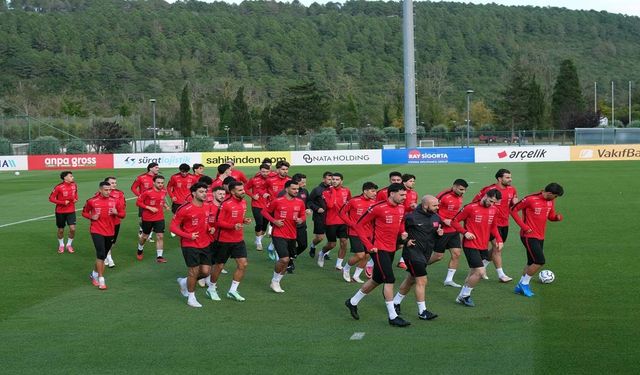A Millî Takım'da Belçika Hazırlıkları Sürüyor!